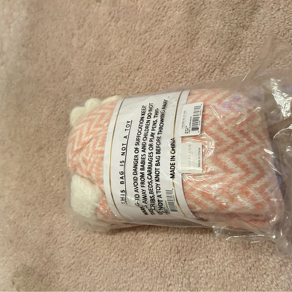 Baby Soft Pink Socks - Picture 2 of 2